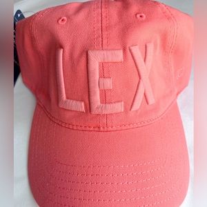 Coral LEX dad baseball hat monochromatic